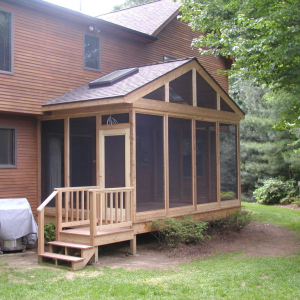 Agawam MA - screen porch - Barron & Jacobs