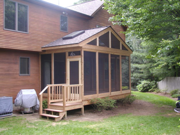 Agawam MA - screen porch - Barron & Jacobs