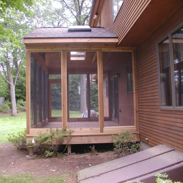 Agawam MA - screen porch - Barron & Jacobs