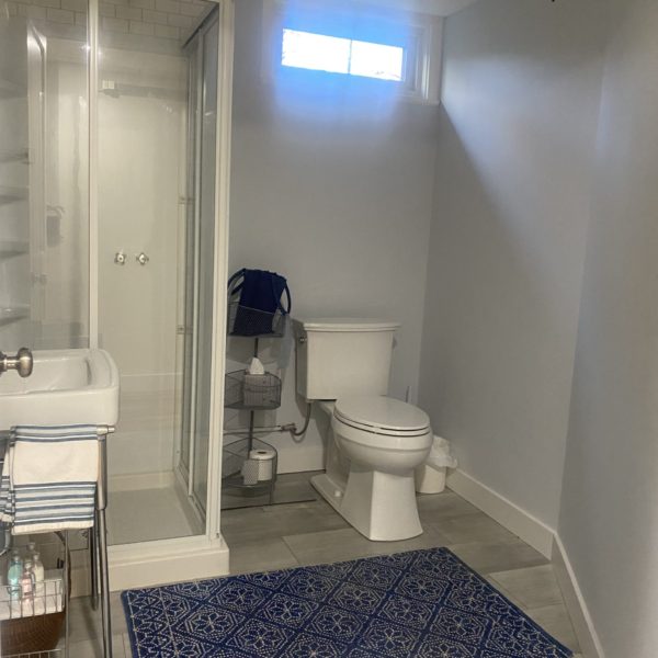 Basement bathroom