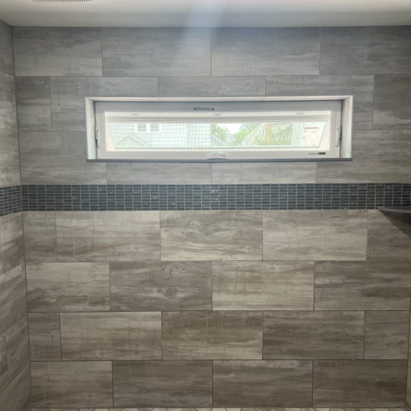 Window in new shower room