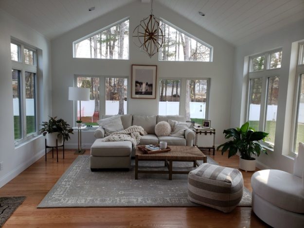 Interior of heated addition